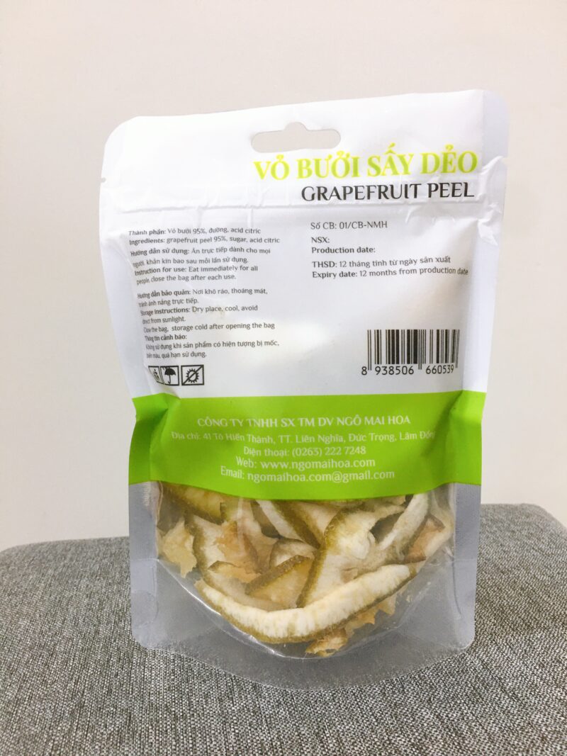 Vỏ bưởi sấy dẻo 150g